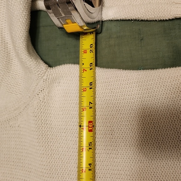 CREAM Old Navy button up sweater, size Large womens - Picture 3 of 6